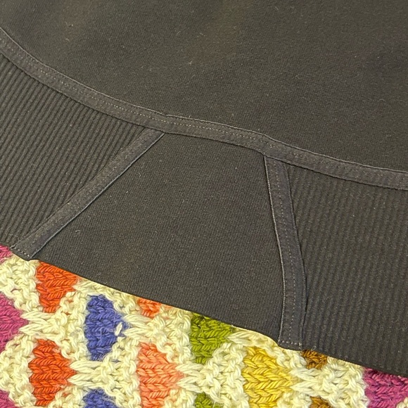 Nux Active Black Partially Ribbed Napa Sports Bra Size M - Picture 3 of 5